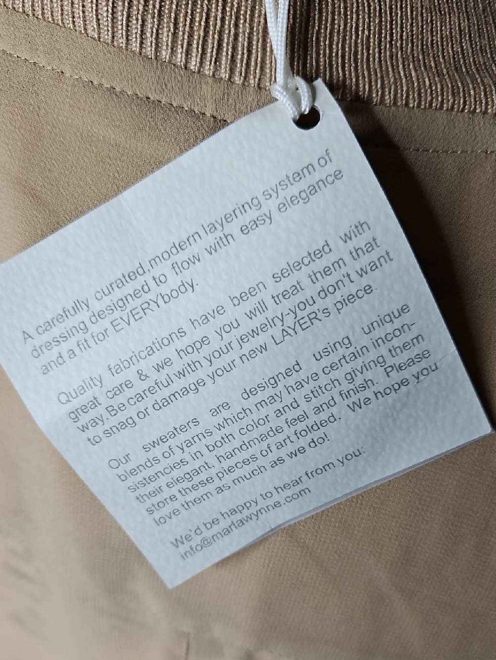 Wynne Layers Sheer Beige Longline Layering Zip Front Jacket NWT Size XL - Picture 4 of 7